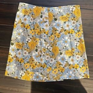 Urban Outfitters floral mini skirt